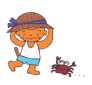 西図書館　児童展示7・8月「楽しい夏休み」
