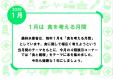 早良南図書館４類展示「食を考える月間」
